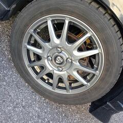 中古品　１５インチスタッドレス付きアルミホイール