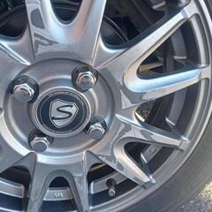 中古品　１５インチスタッドレス付きアルミホイール