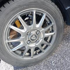 中古品　１５インチスタッドレス付きアルミホイール