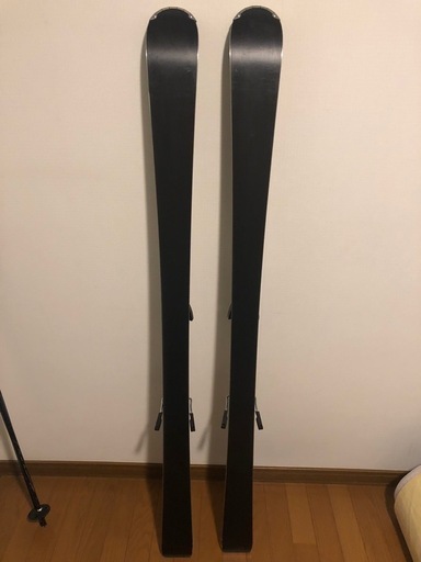 未使用☆スキー板120cm ストック85cm 子供用 アルペン 女の子 未使用