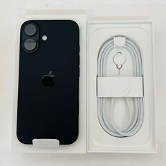 Apple購入版SIMフリー★新品未使用☆iPhone16 128GB★ブラック☆MYDQ3J/A★スマホ本体