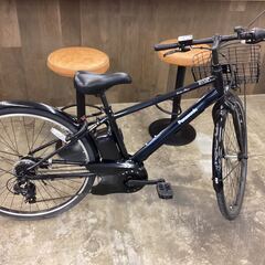 パナソニック 電動アシスト自転車 7段変速 ブラック カゴ付き