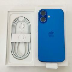 Apple購入版SIMフリー★新品未使用☆iPhone16 128GB★ウルトラマリン☆MYDU3J/A★スマホ本体