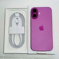 Apple購入版SIMフリー★新品未使用☆iPhone16 256GB★ピンク☆MYDY3J/A★スマホ本体