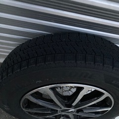 アルミとスタッドレスタイヤの4本セット　ブリザックVRX2 145/80R13 ワンシーズンのみ