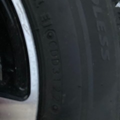 アルミとスタッドレスタイヤの4本セット　ブリザックVRX2 145/80R13 ワンシーズンのみ