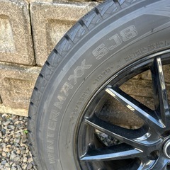 【CX-5に使用】225/65R17 4本セット ダンロップ ウィンターマックス  17インチ ホイールセット