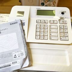 CASIO/カシオ 電子レジスター SR-G3-WH ホワイトカラー