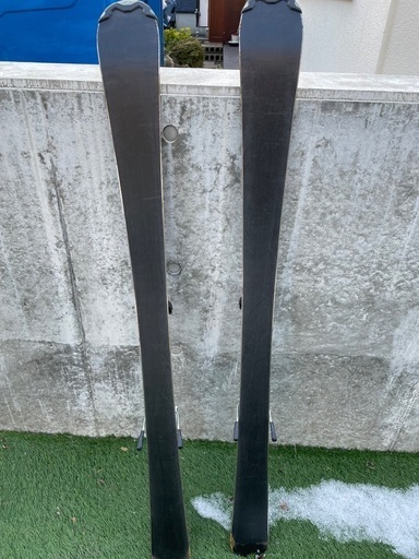 未使用☆スキー板120cm ストック85cm 子供用 アルペン 女の子 未使用