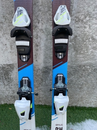 未使用☆スキー板120cm ストック85cm 子供用 アルペン 女の子 未使用