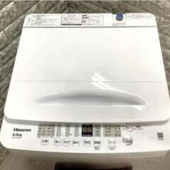 【高年式】Hisense ハイセンス　全自動電気洗濯機　HW-T60H 6.0kgホワイト　2023年製