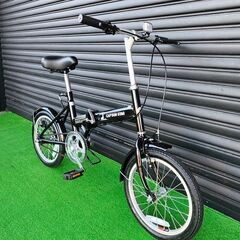 【折りたたみ自転車16インチ】CAPTAINSTAG キャプテンスタッグ  ミニオ【引取限定・現状渡し】三重県