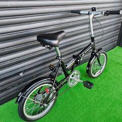 【折りたたみ自転車16インチ】CAPTAINSTAG キャプテンスタッグ  ミニオ【引取限定・現状渡し】三重県