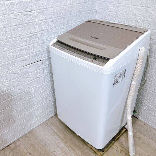 ヒタチ 洗濯機 8.0kg 大型 2021年製 HITACHI 全自動洗濯機8.0kg