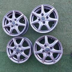 🆕積雪前に冬支度☃️13インチ軽トラ/軽バン/軽ワゴンにぜひ★アルミホイール４本セット🆕