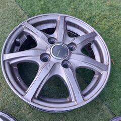 🆕積雪前に冬支度☃️13インチ軽トラ/軽バン/軽ワゴンにぜひ★アルミホイール４本セット🆕