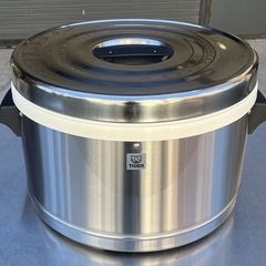 □中古品 ステンレスジャー 3.3升 業務用すしウォーマー 保温効力：約