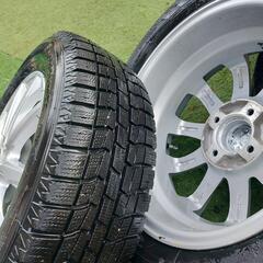 🆕積雪前に冬支度☃️185/65R15コンパクトカーにスタッドレスタイヤ&アルミホイール４本セット🆕