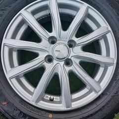 🆕積雪前に冬支度☃️185/65R15コンパクトカーにスタッドレスタイヤ&アルミホイール４本セット🆕