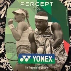 硬式ラケットYONEX★写真有 PERCEPT 新品同様  (3回使用