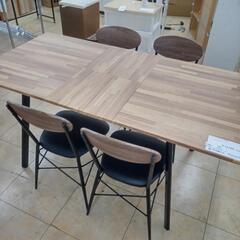 ☆ジモティ割あり☆ 4人掛けダイニングセット ダークブラウン