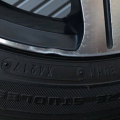 No.103スタッドレス165/60/15 4H PCD100 アルミ付4本セット