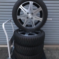 No.103スタッドレス165/60/15 4H PCD100 アルミ付4本セット