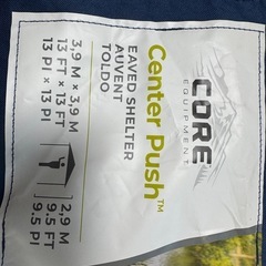 新品:最終値下げ【CORE】センタープッシュキャノピー
