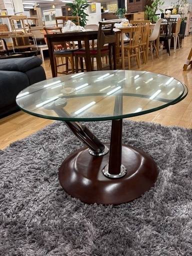 RONALD SCHMITT ガラステーブル　昇降式 Ronald schmitt ガラステーブル