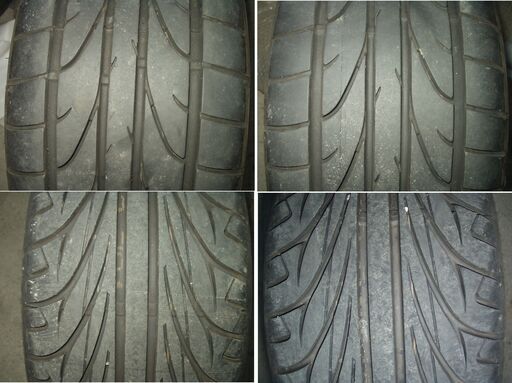 中古アルミホイール＆タイヤ 4本 Weds MAVERICK 8J-18 +45 PCD100 5H