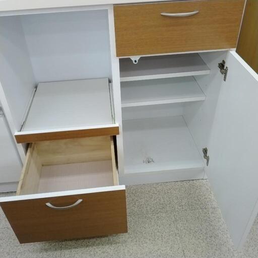食器棚 レンジボード 食器ボード 台所家具 完成品 キッチンボード 100 