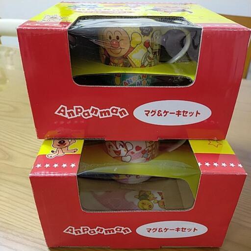 アンパンマン　マグ＆ケーキ皿セット　2種セット