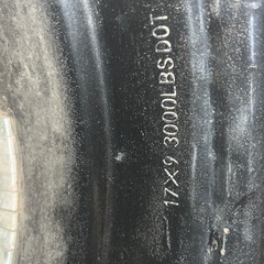 鉄板ホイール　17インチ9J　ランクル　ハイラックス