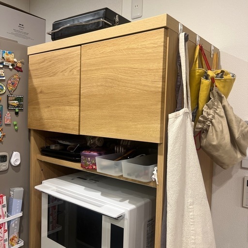 食器棚 幅70 高さ180 モイス加工 大川家具 食器棚 幅70 高さ180 モイス