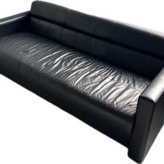 皮ソファー　3点セット