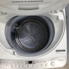 安心の6ヶ月保証付き！！  SHARP 全自動洗濯機　2018年製　7.0kg【トレファク堺福田店】
