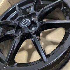【ロッシ】Mazdaロードスター純正 ブラックメタリックホイール4本セット マツダロードスター 純正ホイール4本セット