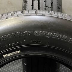 新車外し 2024年製 BS BRIDGESTONE R202 175/75R15 103/101N LT 15インチ ライトトラック用 夏タイヤ 2本 ダイナ トヨエース等　(KB221)