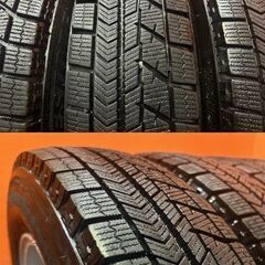 【BS BLIZZAK VRX 145/80R13】スタッドレス【BS BALMINUM 13インチ 4J4HPCD100+45】20年製 タント ムーヴ ワゴンR N-BOX等　(KTE150)