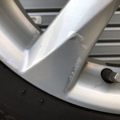 No.102スタッドレス165/60/15 4H PCD100 アルミ付4本セット