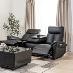 新品　電動リクライニングソファ　3人掛け