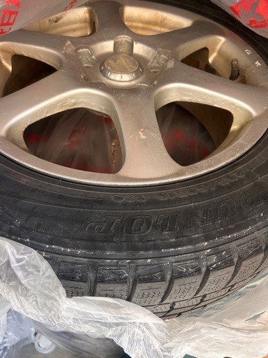 スタッドレスタイヤ4本組 冬タイヤ 175/65R14軽自動車用アルミ付き 
