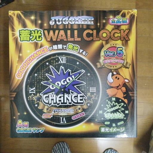 ジャグラー蓄光WALLCLOCK