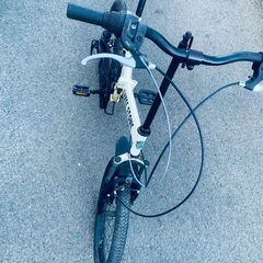 No 9 折りたたみ自転車　20インチ自転車　6 段ギア付き