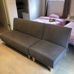 [セット売り]5人掛けソファベッド、厚み・高級感あり‼️