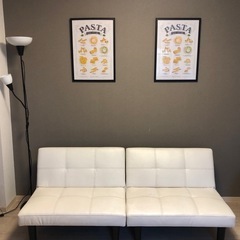 [⭕️セット売り]ソファベッド、額