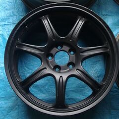 A-TECH アルミホイール 17インチ 7j ＋48 100 5穴 ブロンズ～ブラックに色替え ４本セット FINAL SPEED 86 プリウス