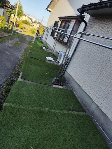 引取り限定！人口芝90cm×180cm サイズ10枚+端数