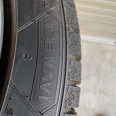 205/50/17 2021年製 グッドイヤーアイスナビ8 9.5部山 アウディホイール付