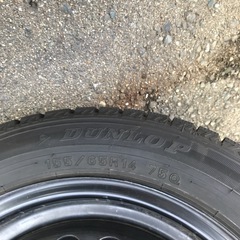 スタッドレス　WM02 155/65R14 鉄ホイール付き　タイヤのみも可
